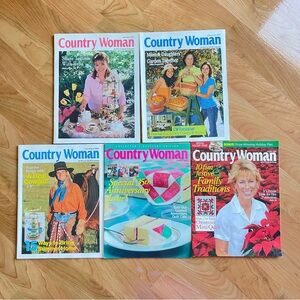 Vintage Country Woman 2005 Magazine Lot of 5